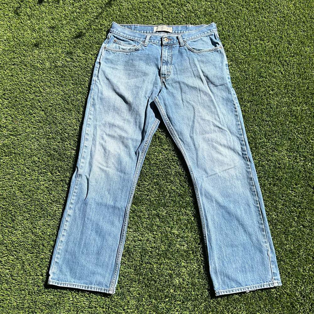 Y2K Wrangler Jeans Co. Loose Fit Men's Jeans - Light Wash